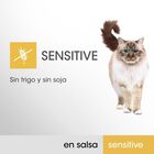Perfect Fit Adult Sensitive Sterelized Frango e Salmão saqueta em molho para gatos, , large image number null